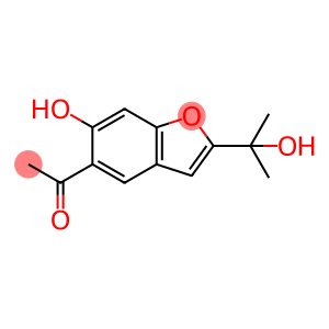 Ethanone, 1-[6-hydroxy-2-(1-hydroxy-1-methylethyl)-5-benzofuranyl]-