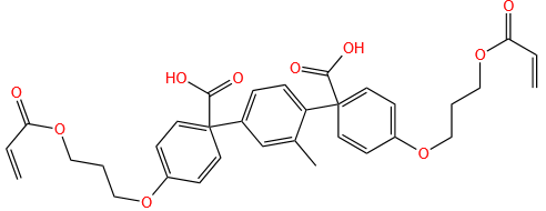 2-甲基-1,4-亚苯基双(4-(3-(丙烯酰基氧基)丙氧基)苯酸酯