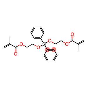 二(甲基丙烯酰氧乙基氧基)二苯硅烷