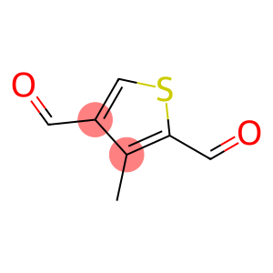 2,4-Thiophenedicarboxaldehyde, 3-methyl- (9CI)