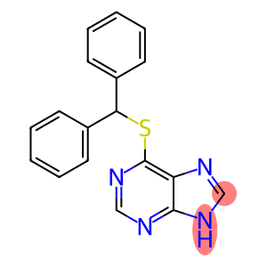 9H-Purine,6-[(diphenylmethyl)thio]-