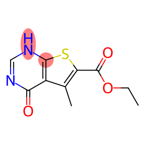 ETHYL 5-METHYL-4-OXO-3,4-DIHYDROTHIENO[2,3-D]-PYRIMIDINE-6-CARBOXYLATE