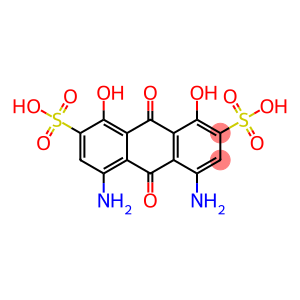 4,5-diamino-9,10-dihydro-1,8-dihydroxy-9,10-dioxoanthracene-2,6-disulphonic acid