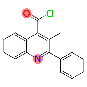 3-methyl-2-phenylquinoline-4-carbonyl chloride