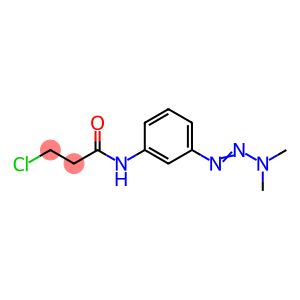 Propanamide, 3-chloro-N-[3-(3,3-dimethyl-1-triazen-1-yl)phenyl]-