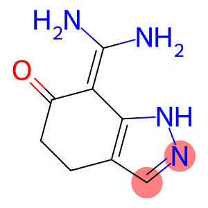 6H-Indazol-6-one,7-(diaminomethylene)-2,4,5,7-tetrahydro-(9CI)