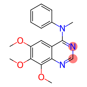 4-Quinazolinamine, 6,7,8-trimethoxy-N-methyl-N-phenyl-