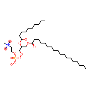 2-[(2-decanoyloxy-3-octadecanoyloxy-propoxy)-oxido-phosphoryl]oxyethyl -trimethyl-azanium