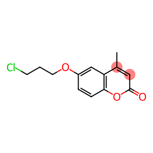 2H-1-Benzopyran-2-one, 6-(3-chloropropoxy)-4-methyl-