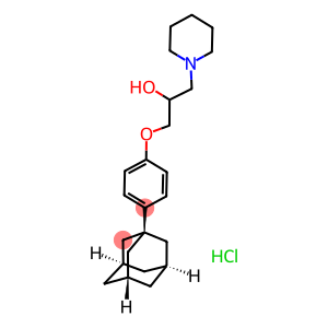 1-[4-(1-金刚烷)苯氧基]-3-哌啶丙烷-2-醇盐酸盐