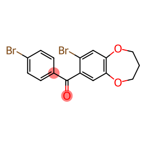 (7-bromo-3,4-dihydro-2H-1,5-benzodioxepin-8-yl)-(4-bromophenyl)methanone