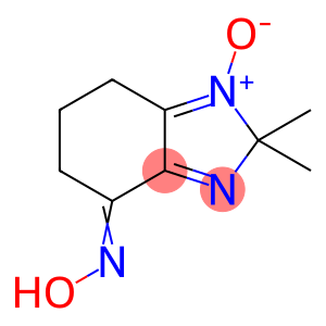 4H-Benzimidazol-4-one, 2,5,6,7-tetrahydro-2,2-dimethyl-, oxime, 1-oxide