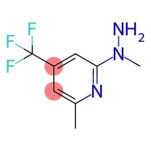 1-methyl-1-[6-methyl-4-(trifluoromethyl)-2-pyridyl]hydrazine