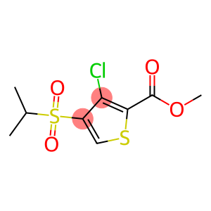 METHYL 3-CHLORO-4-(ISOPROPYLSULFONYL)THIOPHENE-2-CARBOXYLATE