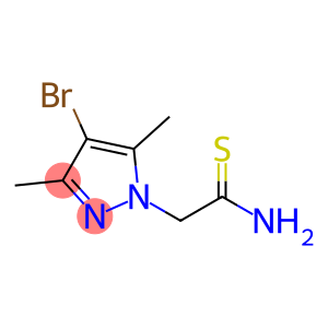 2-(4-溴-3,5-二甲基-1H-吡唑-1-基)乙烷硫代酰胺