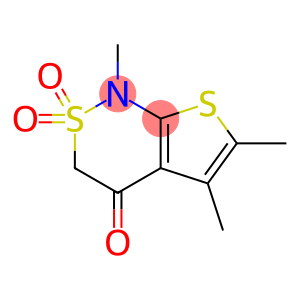 1,5,6-TriMethyl-1H-thieno[2,3-c][1,2]thiazin-4(3H)-one 2,2-dioxide