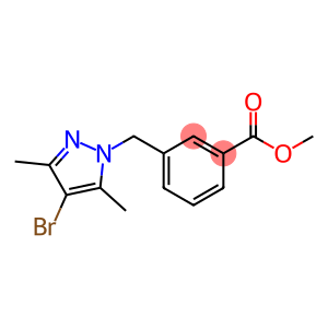 METHYL 3-[(4-BROMO-3,5-DIMETHYL-1H-PYRAZOL-1-YL)METHYL]BENZOATE