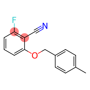 2-fluoro-6-[(4-methylphenyl)methoxy]benzonitrile