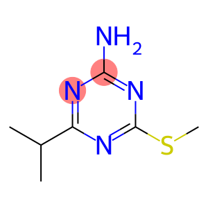 4-(Methylsulphanyl)-6-prop-2-yl)-1,3,5-triazin-2-amine