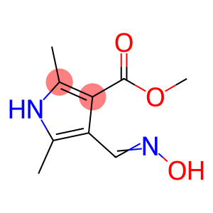 1H-Pyrrole-3-carboxylicacid,4-[(hydroxyimino)methyl]-2,5-dimethyl-,methylester(9CI)