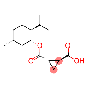 (1S,2S)-2-(((1R,2S,5R)-2-异丙基-5-甲基环己基)氧基)羰基)环丙烷甲酸