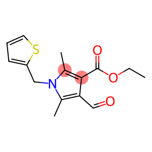 ETHYL 4-FORMYL-2,5-DIMETHYL-1-(2-THIENYLMETHYL)-1H-PYRROLE-3-CARBOXYLATE