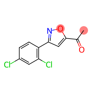 1-[3-(2,4-dichlorophenyl)-1,2-oxazol-5-yl]ethanone