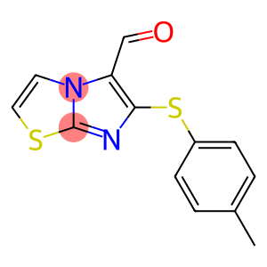 6-[(4-methylphenyl)thio]imidazo[2,1-b][1,3]thiazole-5-carbaldehyde