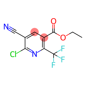 2-氯-3-氰基-6-(三氟甲基)-吡啶-5-羧酸乙酯