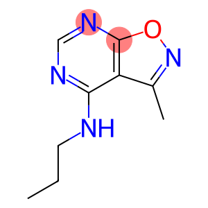 Isoxazolo[5,4-d]pyrimidin-4-amine, 3-methyl-N-propyl-