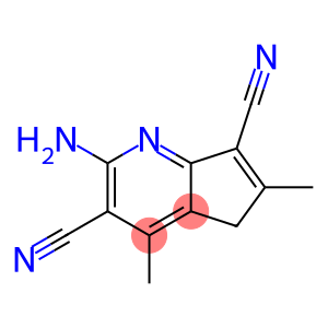 2-氨基-4,6-二甲基-5H-环戊[B]吡啶-3,7-二腈