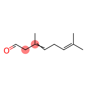 3,6-Octadienal, 3,7-dimethyl-