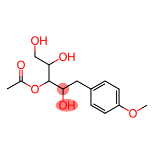 Pentitol, 1-deoxy-1-(4-methoxyphenyl)-, 3-acetate (9CI)