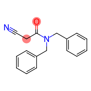 2-cyano-N,N-bis(phenylmethyl)ethanamide