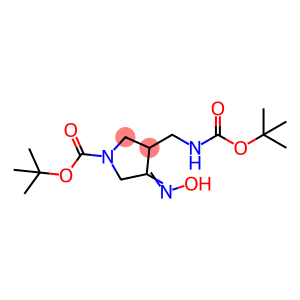 4-N-BOC-氨基甲基-1-N-BOC-吡咯啉-3-酮肟