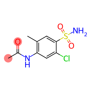 N-[4-(AMINOSULFONYL)-5-CHLORO-2-METHYLPHENYL]ACETAMIDE