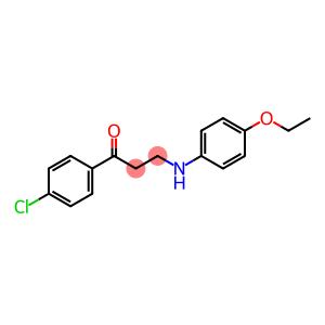 1-(4-CHLOROPHENYL)-3-(4-ETHOXYANILINO)-1-PROPANONE