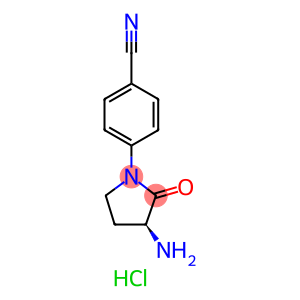 4-[(S)-3-AMINO-2-OXOPYRROLIDIN-1-YL)BENZONITRILE HYDROCHLORIDE