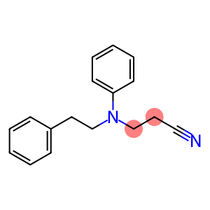 3-[phenyl(2-phenylethyl)amino]propiononitrile