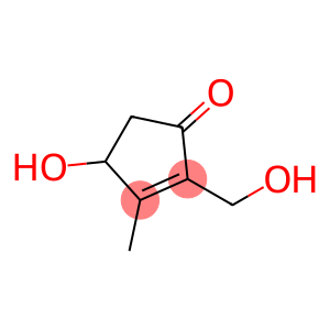 2-Cyclopenten-1-one, 4-hydroxy-2-(hydroxymethyl)-3-methyl- (9CI)