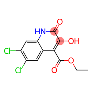 6,7-二氯-3-羟基-2-氧代-1,2-二氢喹啉-4-羧酸乙酯