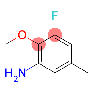 Benzenamine, 3-fluoro-2-methoxy-5-methyl-