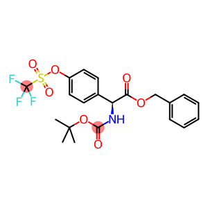 (S)-BENZYL 2-(TERT-BUTOXYCARBONYLAMINO)-2-(4-(TRIFLUOROMETHYLSULFONYLOXY)PHENYL)ACETATE