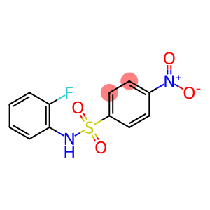 N-(2-氟苯)-4-硝基苯磺酰胺