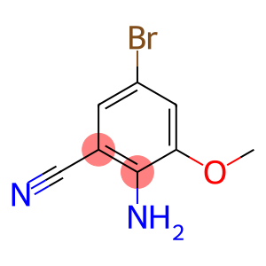 Benzonitrile, 2-amino-5-bromo-3-methoxy-