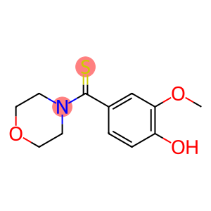 (4-Hydroxy-3-methoxyphenyl)(morpholino)methanethione