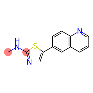 N-methyl-5-(quinolin-6-yl)thiazol-2-amine