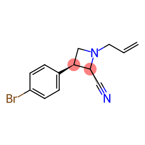 (2R,3S)-1-allyl-3-(4-bromophenyl)azetidine-2-carbonitrile