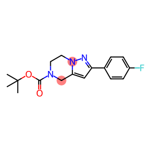 叔-丁基 2-(4-氟苯基)-6,7-二氢吡唑并[1,5-A]吡嗪-5(4H)-甲酸基酯