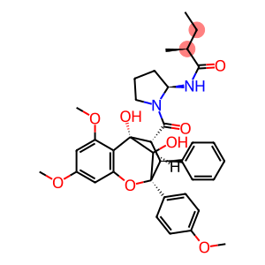 Butanamide, 2-methyl-N-[(2S)-1-[[(2S,3S,4R,5S,10R)-2,3,4,5-tetrahydro-5,10-dihydroxy-6,8-dimethoxy-2-(4-methoxyphenyl)-3-phenyl-2,5-methano-1-benzoxepin-4-yl]carbonyl]-2-pyrrolidinyl]-, (2S)-